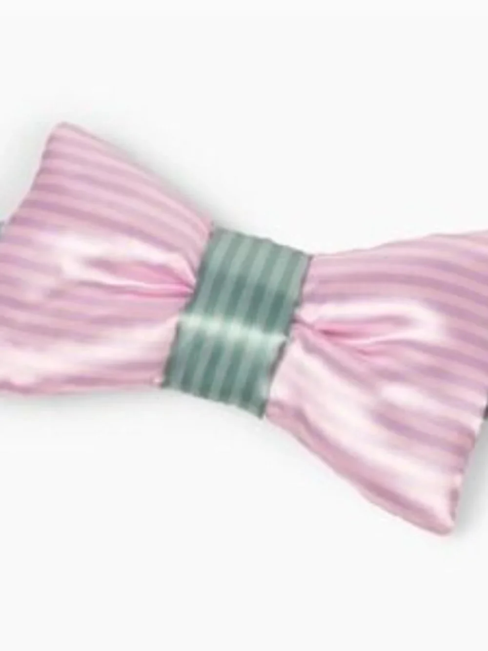 Bow Bliss Eye Mask Pink Purple Teal Striped Satin Bow Sleep Mask New in Box